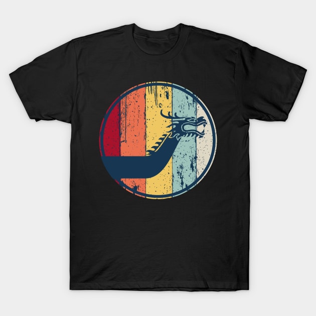 Dragon Boat Paddling Retro Look T-Shirt by MarkusShirts